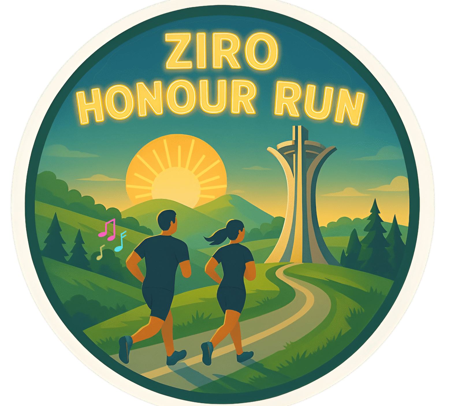 Ziro Honour Run logo